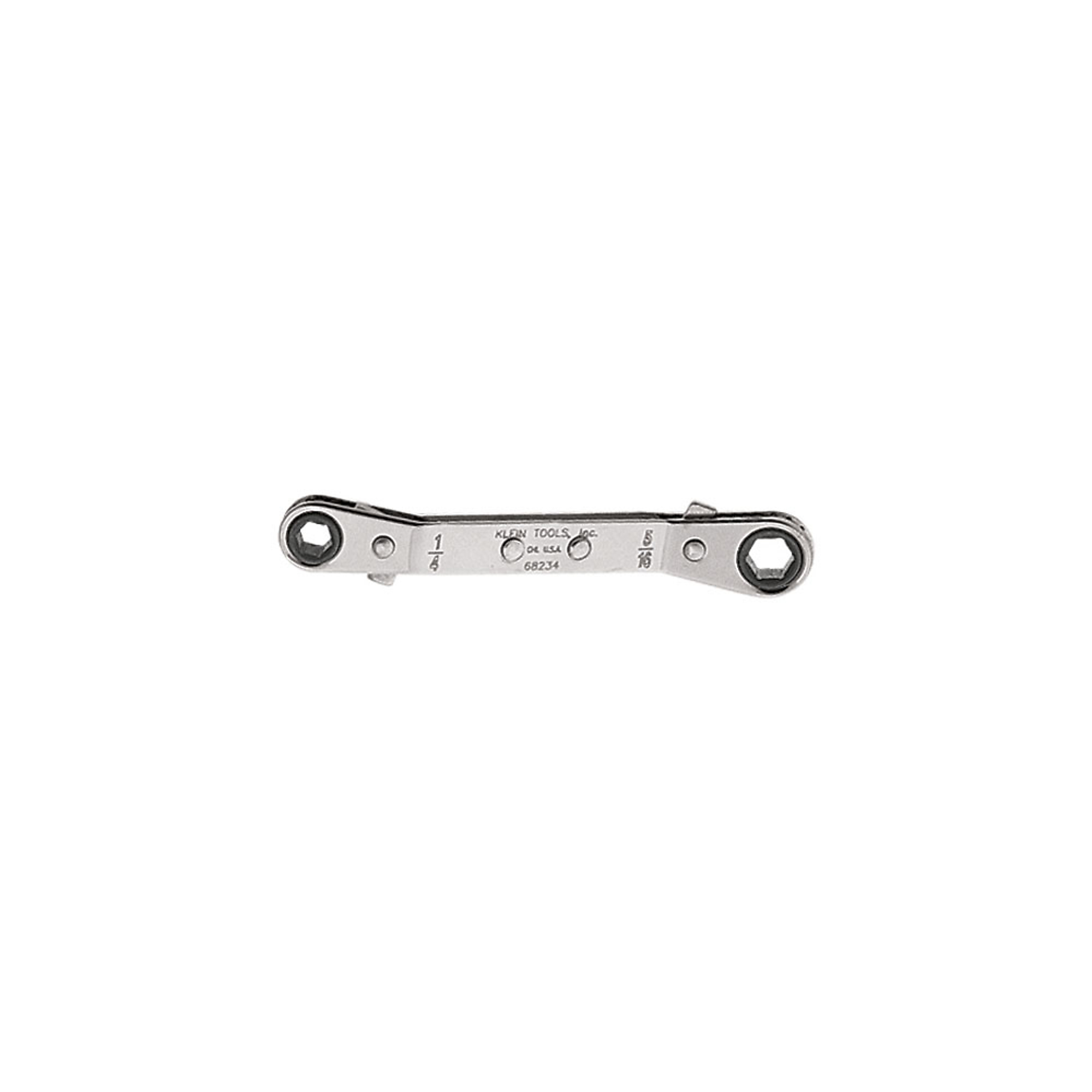 Klein Tools, Reversible Ratcheting Box Wrench 1/4 x 5/16in., Model# 68234